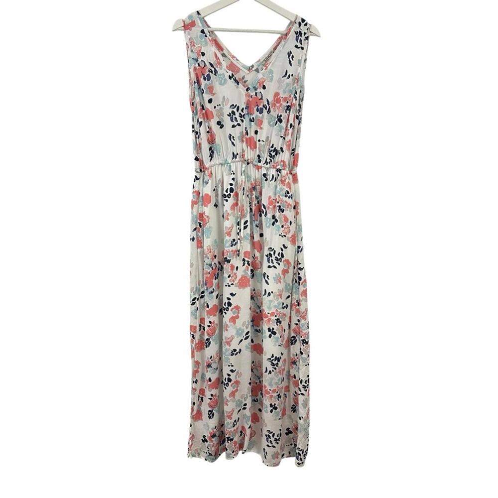 Lucky Brand Maxi Floral Print Dress Women's Size M